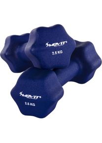 Egykezes súlyzó szett Movit® 5 kg - kék