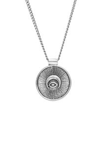 Haze&Glory Haze&Glory Heren Ketting 'Sun' zilver 68