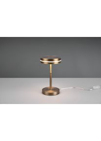 Trio Franklin Tafellamp LED Oud messing, 1-licht