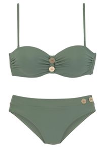 Vivance, Damer, Bikini, Oliven / Pastelpink, Størrelse 32