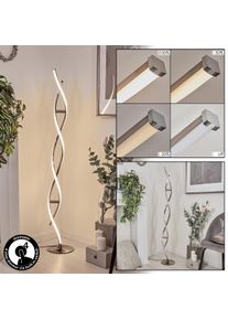 hofstein Wellington Lámpara de pie LED Acero inoxidable, 2 luces