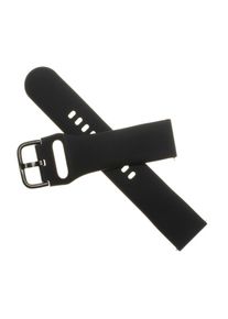 Szilikon szíj FIXED Silicone Strap szélesség 20 mm for smartwatch, fekete