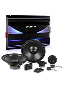 Auna CS Comp 10, HiFi összeállítás autóba, hangfal készlet/hatcsatornás végerősítő