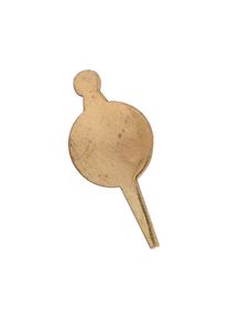 End Clamp for Roman Belts, Brass