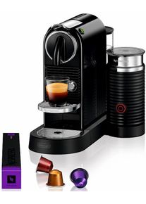 Nespresso Kapselmaschine »Citiz En 267.Bae Von Delonghi, «, Inkl. Aeroccino Milchaufschäumer, Willkommenspaket Mit 14 Kapseln schwarz, Nespresso...