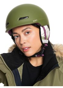 Roxy Snowboardhelm »Angie« grün, Größe M(58), Schale: doppelte Mikro-Schale mit...