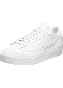Nike Blazer Platform Sneaker Damen in white-white-white-black