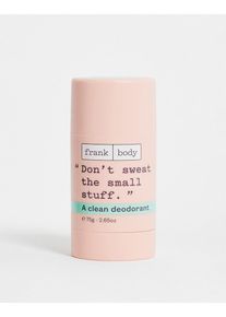 Frank Body Clean Deodorant: Cucumber & Green Tea 75g-No colour