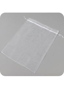 1 Pack - Organza bags with satin ribbon-drawstring white | 300 x 400 mm