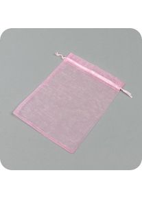 1 Pack - Organza bags with satin ribbon-drawstring light pink | 150 x 200 mm
