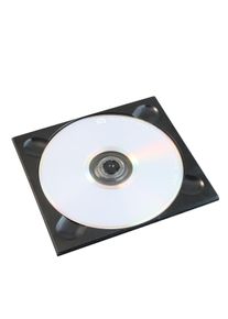 100 Pieces - CD-Tray, Digitray DVD, black