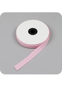 Bias binding tape, cotton and polyester, 20 mm (reel with 25 m) light pink