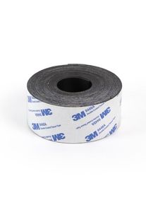 Bande magnétique adhésive, forte 40 mm | 1 mm | 5 m, noir