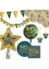 maskworld Baby party decoration set Suprise 30 pieces for 6 persons | halloween decoration