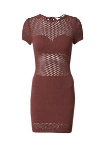 WEEKDAY Dames Gebreide jurk bruin XS