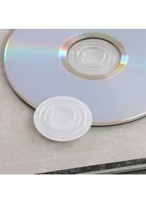 100 Stuks - CD-rozetten CD-clips, 35 mm, transparant