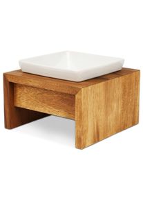 Replus Futterstation Meshidai Einzelnapf Teak M