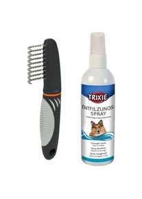 Trixie Fell-Entfilzer f&uuml;r Hund und Katzen + Entfilzungsspray