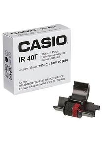 Casio IR-40T-2 (Gruppe 745) schwarz/rot Farbrolle