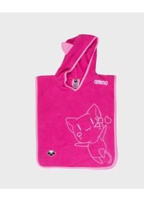 arena Bathrobe - Unisex - fuchsia - Size: S - arena Friends Poncho Kids Age 2-5