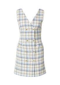 Karen Millen Dames Jurk blauw / lichtblauw / zwart / offwhite 34