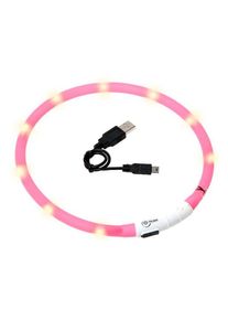 Karlie Visio Light LED Leuchthalsband pink