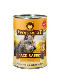 Wolfsblut Jack Rabbit Adult Hunde-Nassfutter getreidefrei 6x395g