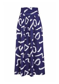 HotSquash Dames Rok donkerblauw / wit 38