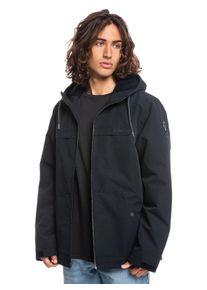 Quiksilver Parka »Waiting Period« schwarz, Größe XS, Stoff: Polyester-Leinwandgewebe