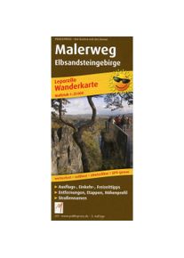 Malerweg Elbsandsteingebirge 1:25 000 - Wanderkarten und Winterkarten
