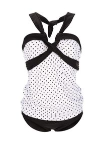 Petit Amour Tankini 'AMELIE' dla kobiet czarny / biały Rozmiar S