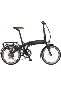 FISCHER BIKE Fischer Fahrrad E-Bike »E-Faltrad Fr 18«, 7 Gang, (Mit Akku-Ladegerät-Mit Werkzeug) schwarz, Größe 30 cm - 20 Zoll (50,80 cm), Schutzbleche,...