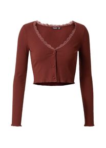 Nasty Gal Koszulka dla kobiet czekoladowy Rozmiar XXS