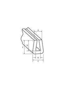 HellermannTyton Hoekbeschermingsprofiel, Polyvinylchloride (PVC), 75m, Black - 800-00004 SM1-PVC-BK