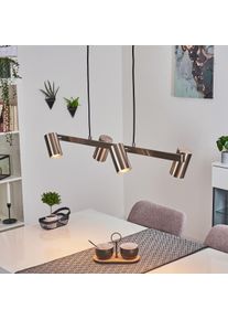 hofstein Suspension Zuoz Nickel mat, 4 lumières