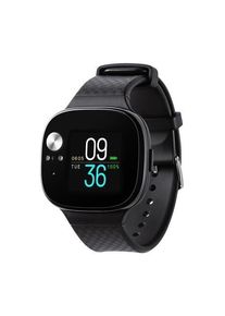 Smartwatch Asus VivoWatch BP HC-A04A, Ecran LCD 1.28inch, Bluetooth, Waterproof IP67, GPS, braara silicon, Android/iOS (Negru)