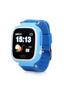 Ceas Smartwatch pentru Copii Albastru Q90 Slot Cartela SIM, GPS Tracker, Wi-Fi, Buton Urgenta SOS, Monitorizare Live