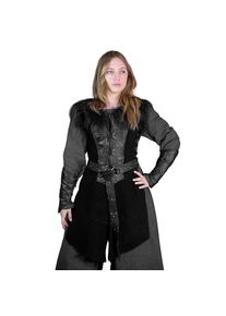 maskworld Tabard de cuir pour les femmes - Corbeau