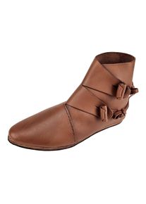 Viking shoes Jorvik dark brown with rubber sole 46