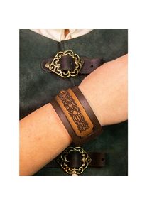 Medieval leather armband - Finwe