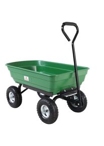 Gardebruk® Carrello da Giardino Verde 300kg 75L Ribaltabile