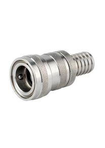 Nito 3/4 stainless steel coupler with 3/4 hose tail