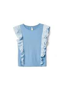 Tchibo - Shirt aus Bio-Baumwolle - Weiss/Kariert - Kinder - Größe: 86/92