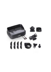 SW-Motech Universal GPS mount kit with Navi Case. Incl. 2" socket arm, for handlebar/mirror thread