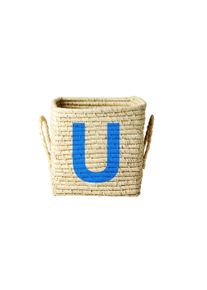 Rice - Raffia Square Basket - U