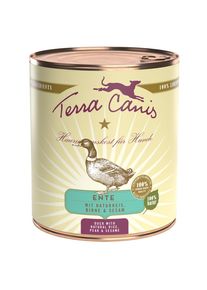Fai scorta! Terra Canis 12 x 800 g umido cane.- NUOVO: Anatra con Riso integrale, Barbabietola, Pera e Sesamo