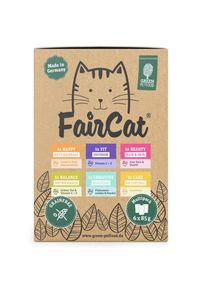 6x85g Pacco misto FairCat Alimenti umidi per Gatti
