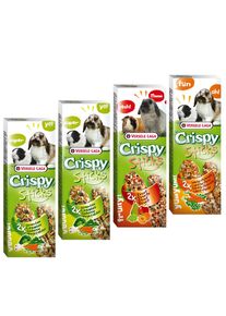 Lot mixte Versele-Laga Crispy Sticks Herbivores.- 4 x 2 bâtonnets (440 g)