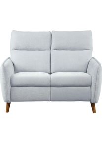 ATLANTIC HOME COLLECTION 2-Sitzer »Neo«, Im Skandinavischem Design Mit 2 Relaxfunktionen Und Taschenfederkern grau, Größe B/H/T: 145 cm x 108 cm x...