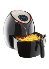 Monzana® Friggitrice ad aria calda 6,5 L nera 1850W display touch